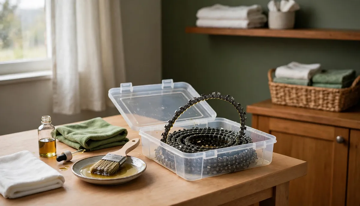 How to Store a Chainsaw Chain