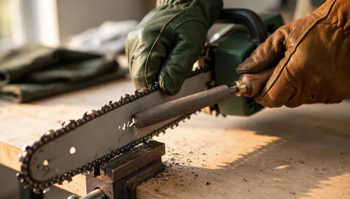 How to Sharpen a Chainsaw